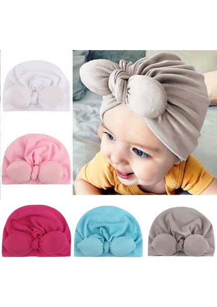 Yumuşak Bebek Şapka Türban Kış Sonbahar Sevimli Yay Bebek Kız Şapka Bere Bebek Yürüyor Çocuk Kaput Headwraps Yenidoğan Fotoğraf Sahne (Yurt Dışından) modelleri