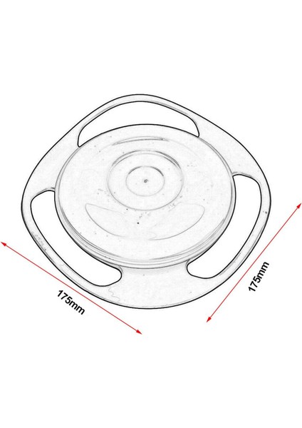 Ef 360 Derece Dönebilen Bebek Mama Tabakları Benzersiz Dökülmeye Dayanıklı Tabaklar Gyro Kase (Yurt Dışından) modelleri