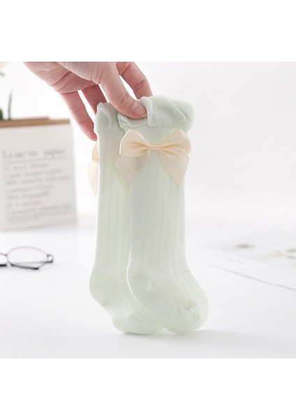 Baba ve Mumya'yı Seviyorum Ilmek Bebek Çorap Dantel Nefes Yumuşak Pamuk Diz Yüksek Çorap Düz Renk Yaz Bebek Yürümeye Başlayan Uzun Çorap (Yurt Dışından) fiyatları
