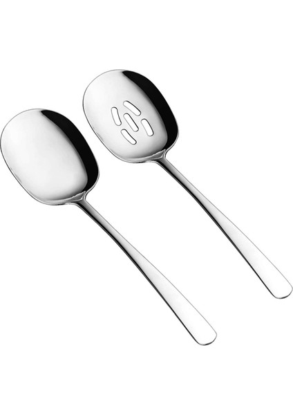 Servis Ss Seti, 10 Inç Sd S ve Servis S, Ss Gümüş Takımlar, Pişirme S, Makarna S, 2'li Paket (Yurt Dışından)