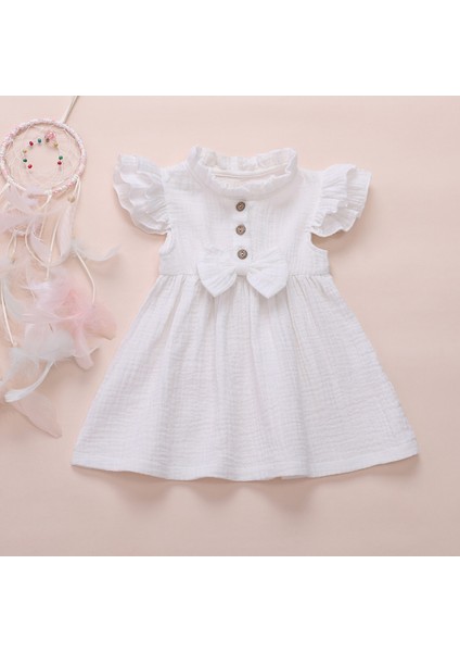 Babys Boys Giyim Seti Gömlek + Şort Yaz Sevimli Ayı Nakış 2 Adet/takım (Yurt Dışından)