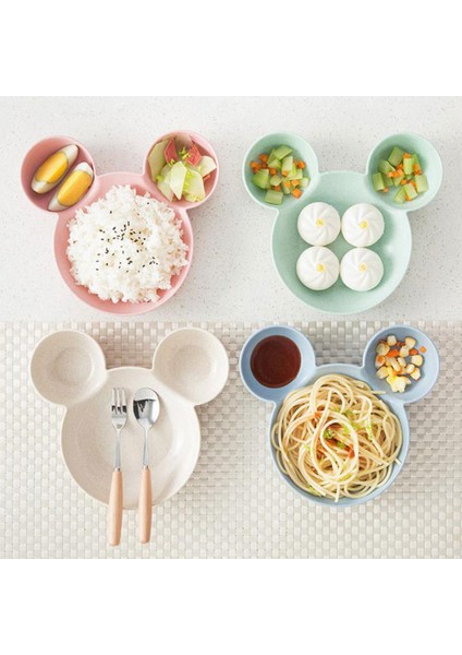 Sevimli Karikatür Bölme Baharat Tabağı Çocuklar Besleme Kase Mutfak Ev Sofra Takımı (Yurt Dışından) modelleri