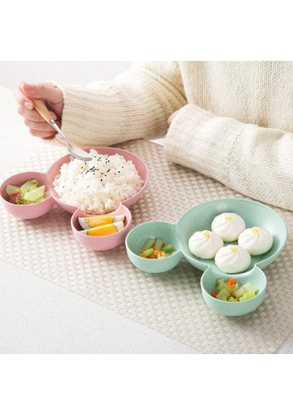 Sevimli Karikatür Bölme Baharat Tabağı Çocuklar Besleme Kase Mutfak Ev Sofra Takımı (Yurt Dışından) indirimleri