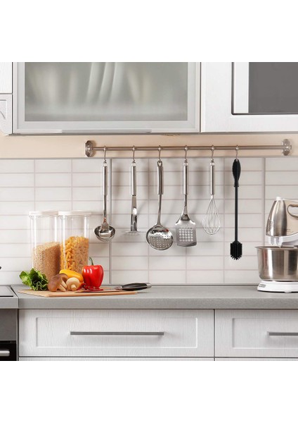 1 Adet Silikon Şişe Fırçası Rahat Sapları Su Şişesi Temizleme Fırçaları 15 Inç Uzun Saplı Siyah (Yurt Dışından) modelleri