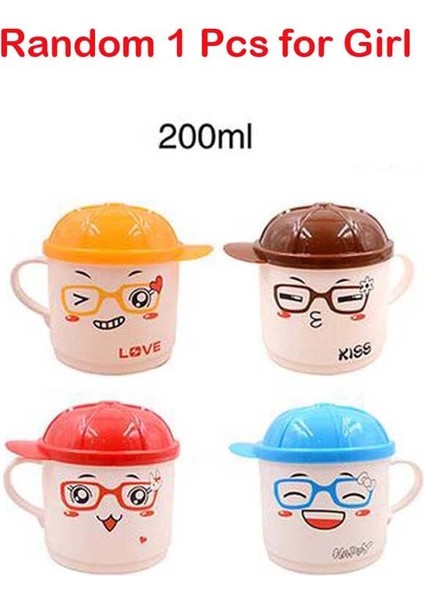 Adet 200 ml Bebek Çocuk Su Bardağı Çevre Sağlığı Bebek Besleme Fincan Karikatür Süt Suyu Bardağı Çocuklar Için (Yurt Dışından) fiyatları