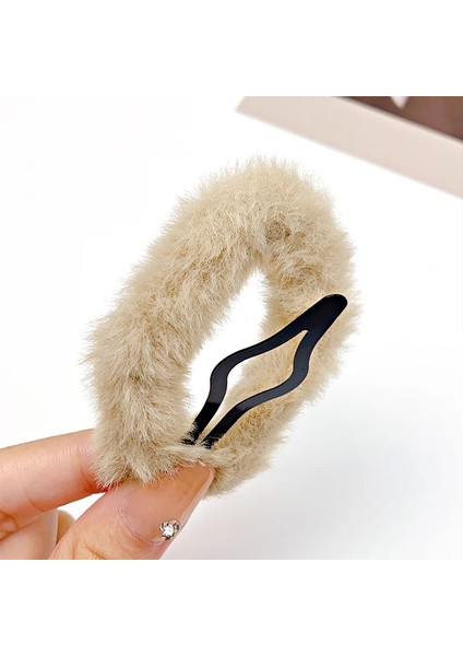 Kış Yeni Katı Peluş Bulut Şekli Saç Tokası Kadınlar Için Tatlı Saç Süslemeleri Kabarık Firkete Tokalarım Moda Saç Aksesuarları (Yurt Dışından) fiyatları