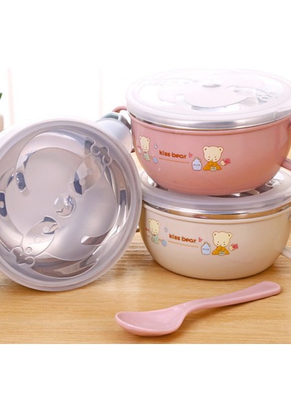 Bebek Için Kulplu ve S'li Akıllı Paslanmaz Çelik Karikatür Mama Kasesi (Yurt Dışından) fırsatları