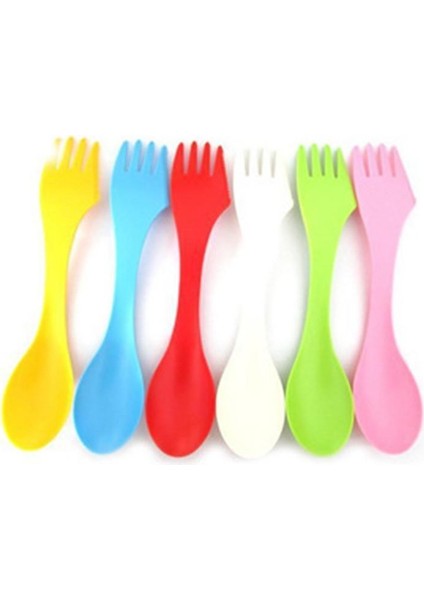 3 In 1 Çatal Kaşık Bıçak Pişirme Gereçleri Çatal Spork Seyahat Piknik Kamp Için (Yurt Dışından) fırsatları