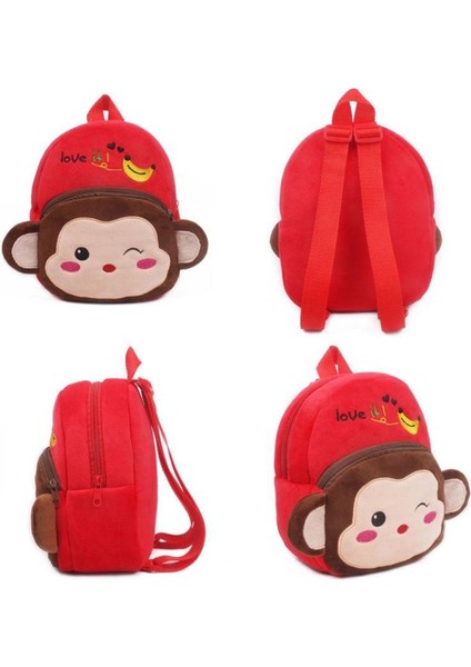 Çocuk Erkek Kız Çocuk Bebek Hayvan Karton Sırt Çantası Hayvanat Bahçesi Okul Öğle Yemeği Çantası Sırt Çantası (Yurt Dışından)