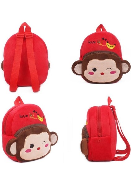 Çocuk Erkek Kız Çocuk Bebek Hayvan Karton Sırt Çantası Hayvanat Bahçesi Okul Öğle Yemeği Çantası Sırt Çantası (Yurt Dışından) modelleri