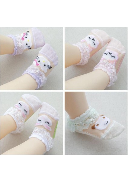 6 Ay-2 Yıl Karikatür Ayakkabı Yumuşak Taban Elastik Hafif Kumaş Daireler Erkek Kız Için Kaymaz Taban Ön Yürüteç Bebek Için (Yurt Dışından)