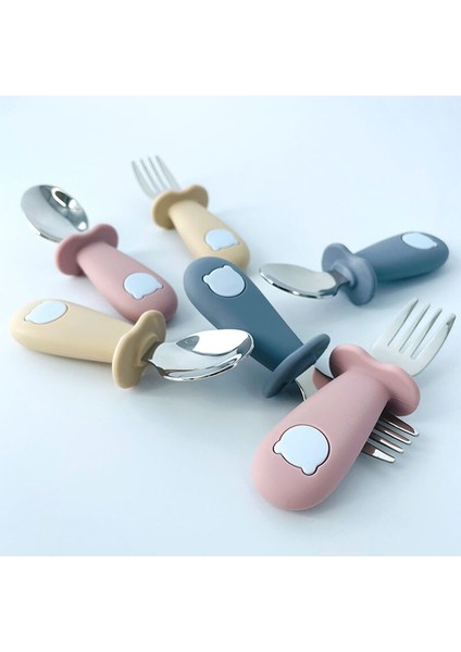[eğlenceli Canlı] Bebek Karikatür Sofra Seti Çocuk Gereçler Paslanmaz Çelik Yürümeye Başlayan Çocuk Yemek Takımı Çatal Bıçak Takımı Karikatür Bebek Maması Besleme Kaşığı Çatal (Yurt Dışından) fırsatları