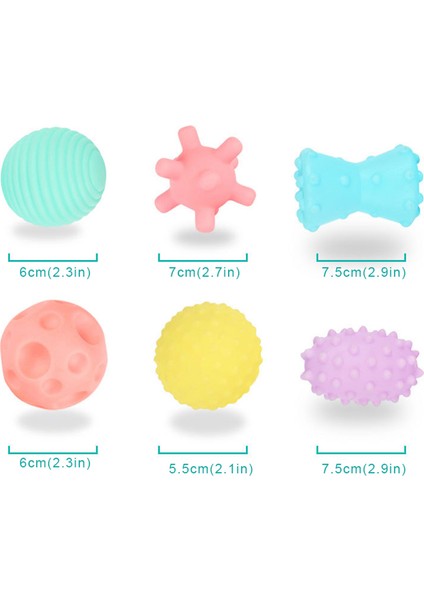 Baba ve Mumya'yı Seviyorum 6 Adet/takım Bebek Topu Oyuncaklar 0-12 Ay Kız Erkek El Topu Oyuncaklar Yumuşak Yürümeye Başlayan Yatak Oyuncaklar (Yurt Dışından) fırsatları