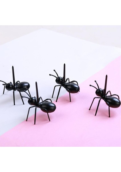 4 Kutu/48 Adet Meyve Çatalı Karınca Şekli Çatal Aperatif Kek Tatlı Sofra Ev Mutfak Parti Mutfak Aksesuarları (Yurt Dışından) fırsatları