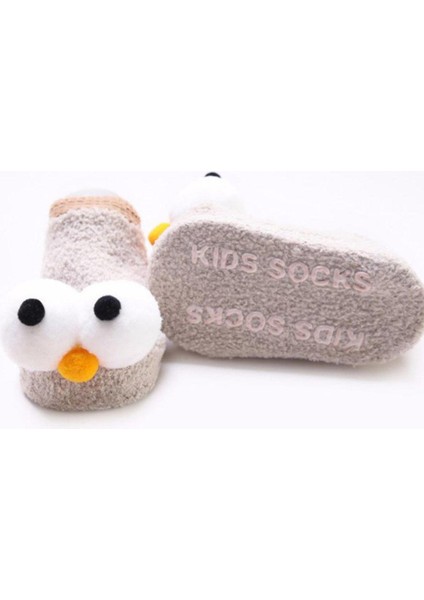 M Sonbahar Kış Kaymaz Rahat Bebek Erkek Kız Kısa Çorap Tekne Çorap (Yurt Dışından)