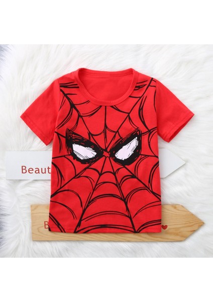 Bebek Erkek Kız Karikatür Baskı Örümcek Adam Gömlek Tees Tops Fanila (Yurt Dışından) fiyatları