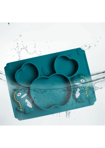 Bebek Silikon Yemek Tabakları Bebek Eğitimi Tamamlayıcı Yiyecek Kaseleri Düşmeyen Vantuz Kaseleri Sofra A (Yurt Dışından) fırsatları