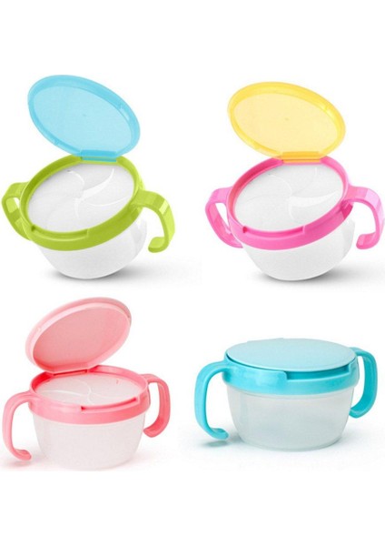 Ur Taşınabilir Bebek Aperatifler Kupası Yürümeye Başlayan Çocuk Dökülmez Snack Snacker Kase Kabı (Yurt Dışından) fırsatları