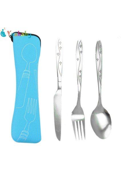 [bestgo] 3 Adet Taşınabilir Okul Paslanmaz Çelik Sofra Kahve Kamp Piknik Yıldız Mutfak Yemek Takımı Çatal Bıçak Takımı (Yurt Dışından) modelleri