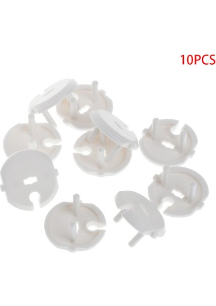 10 Adet Bebek Güvenliği Fransız 2pin Priz Çocuk Korumalı Koruyucu Kapaklar (Yurt Dışından) fiyatları