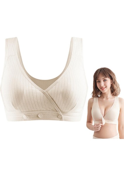 Hellokimi Pamuklu Emzirme Sütyeni Kadın (Yurt Dışından)