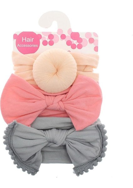 3 Adet/takım Bebek Kafa Bandı Çiçek Fiyonkları Bebek Kız Bantlar Yay Düğüm Çocuklar Saç Bandı Türban (Yurt Dışından) modelleri