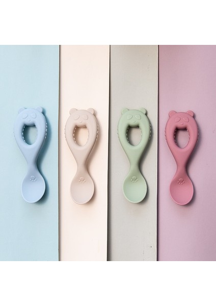 [eğlenceli Canlı] 1 Adet Bebek Yumuşak Silikon Kaşık Besleme Seti Çocuk Yemekleri Bebekler Bebek Besleme Aksesuarları Bpa Ücretsiz Gıda Besleme Çocuk Ürünleri (Yurt Dışından) fiyatları