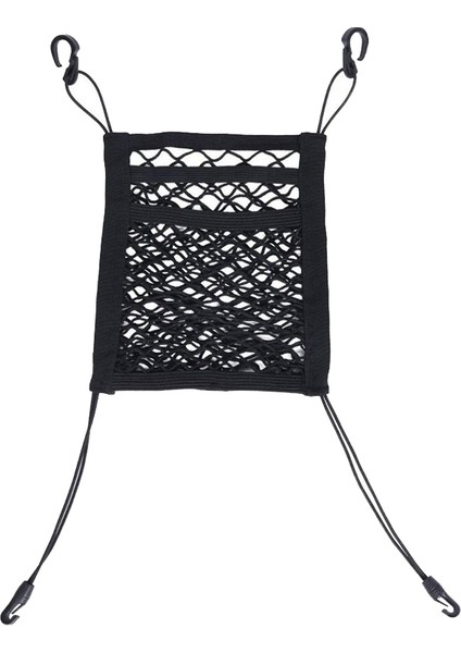 3 Katmanlı Araba Örgü Organizatör Gerilebilir Koltuk Arkası Net Çanta Bariyeri Arka Koltukta Evcil Hayvan Çocuklar Kargo Doku Çanta Tutucu Sürücü Depolama Ağ Çantası (Yurt Dışından) fiyatları