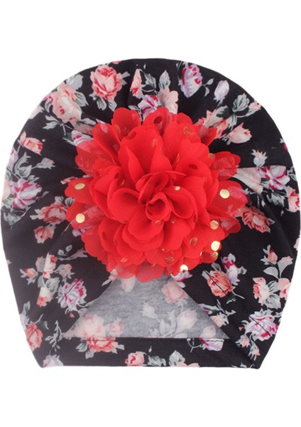 Güzel Çiçek Bebek Kız Şapka Yenidoğan Yumuşak Pamuk Bebek Erkek Kız Şapka Türban Kafa Sarar Bebek Yürüyor Kap Kasketleri (Yurt Dışından) fırsatları