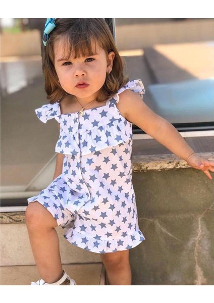 Kız Romper Tulum Çiçek Kıyafetleri Çiçekli Giysiler (Yurt Dışından)