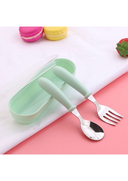 Bebek Çatal Bıçak Takımı Çocuk Sofra Takımı Çatal Bıçak Takımı Bebek Maması Besleme Kaşığı Çatal Gereçleri Üç Stil Isteğe Bağlı Yeni Çocuk (Yurt Dışından) indirimleri