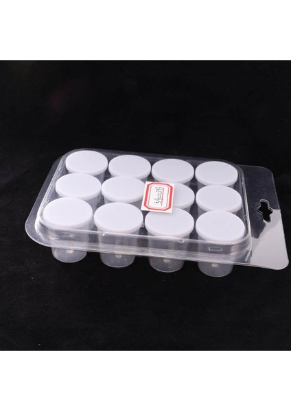 12 Adet 30ML Plastik Ölçüm Kabı Kapaklı Çizim Aracı 3.8X4CM (Yurt Dışından)