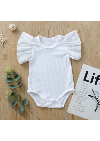 0-18MONTHS Kız Çiçek Yay Üstleri Elbise Şort Külot (Yurt Dışından)