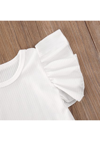 0-18MONTHS Kız Çiçek Yay Üstleri Elbise Şort Külot (Yurt Dışından) modelleri