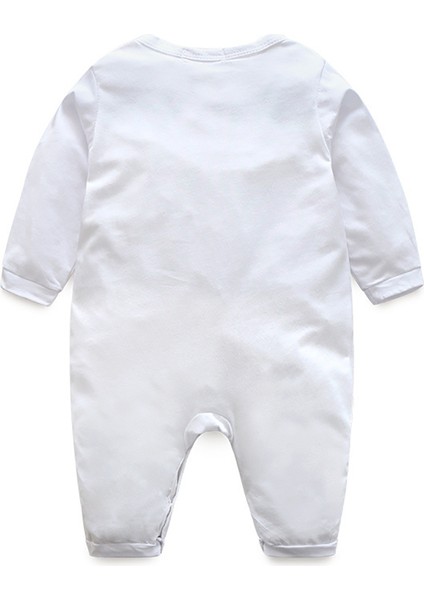 Kış Sonbahar Takım Elbise Papyon Bebekler Erkek Bebek Tek Parça Romper Yürümeye Başlayan Tulumlar (Yurt Dışından) modelleri