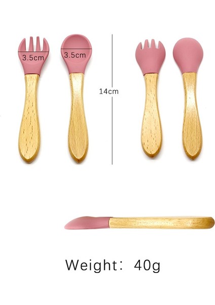 【eğlenceli Canlı】 Bebek Bambu Kaşık ve Çatal Küçük Çocuklar Besleme Setleri Kişiselleştirilmiş Isimli Duş Hediyesi (Yurt Dışından) indirimleri