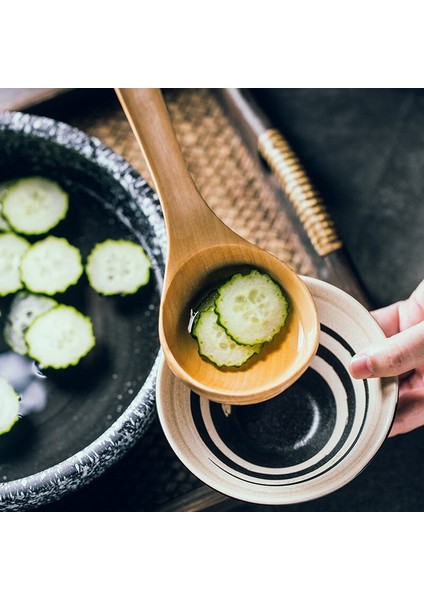 [eğlenceli Canlı] Tahta Kaşık Çorba Kepçesi Büyük Mutfak Kepçesi Çorba Lapası Sos Servis Kaşığı Kancalı Ahşap Kepçe Kaşık Yemek Pişirmek Için Sofra (Yurt Dışından) fiyatları