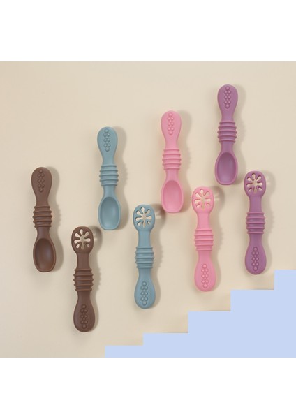 [eğlenceli Canlı] 2 Adet/takım Ön Kaşık Bebek Kaşık Seti Bpa Ücretsiz Silikon Kendi Kendine Besleme Gereçleri Bebek Sütten Kesme Kaşığı Çocuklar Yaşında 6 Ay (Yurt Dışından) modelleri