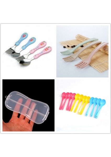 [eğlenceli Canlı] Çocuk Anti-Sıcak Eğitim Kaşığı Sofra Bebek Kaşıkla Öğrenme Yemeği Çatal Pp Sıcaklık Algılama Bebek Besleme Kaşığı (Yurt Dışından) modelleri