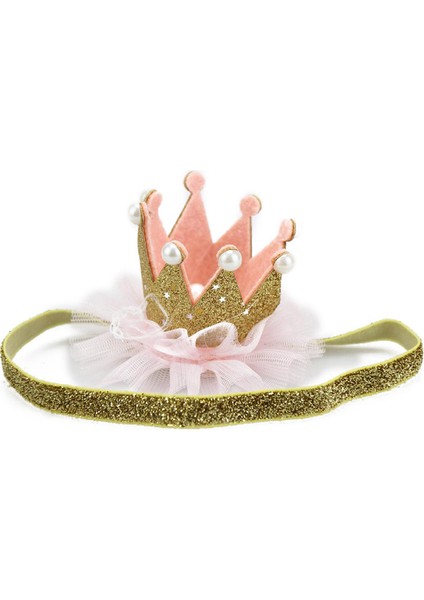 Bebek Inci Taç Saç Bantları Kızlar Için Bebek Parlak Sevimli Prenses Bebek Taç Aksesuarları Bebe Elastik Şerit Headdress (Yurt Dışından) fiyatları