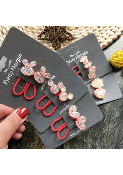 Adet Yeni Karikatür Sevimli Tavşan Prenses Şapkalar Çocuklar Elastik Saç Bantları Çocuk Halatlar Kız Çocuk Aksesuarları Bebek Headdress (Yurt Dışından)