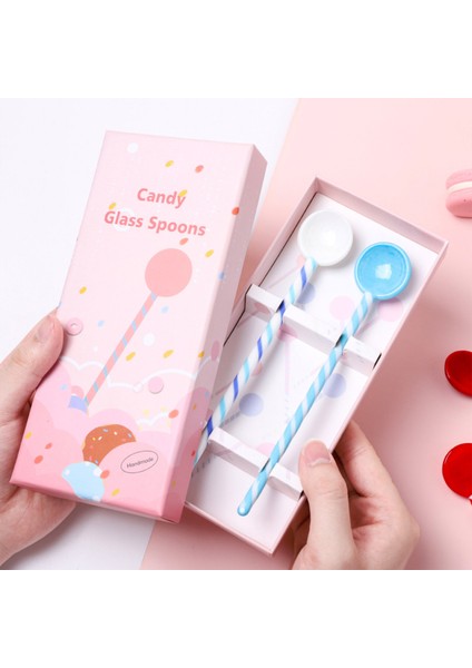 Uzun Saplı Kaşık Karıştırma Çubuğu Tatlı Kek Kokteyl Milkshake Için Yüksek Borosilikat Cam Dayanıklı Kaşık (Yurt Dışından) modelleri