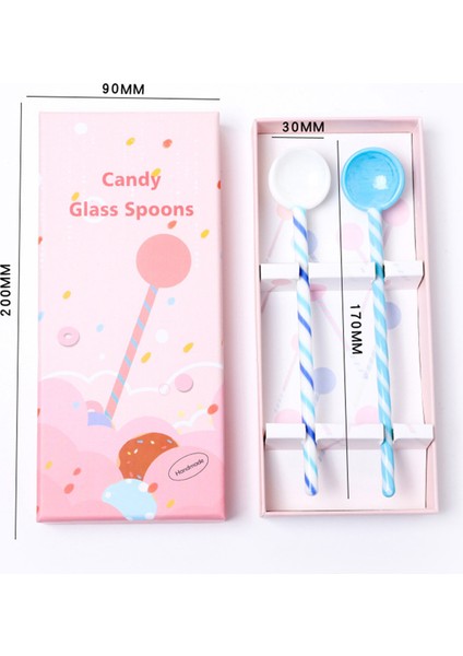 Uzun Saplı Kaşık Karıştırma Çubuğu Tatlı Kek Kokteyl Milkshake Için Yüksek Borosilikat Cam Dayanıklı Kaşık (Yurt Dışından) indirimleri