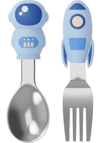 [eğlenceli Canlı] Bebek Karikatür Kaşık Çatal Seti Çocuklar Paslanmaz Çelik Mutfak Eşyaları Bebek Sofra Sevimli Yemek Takımı Çocuklar Besleme Kaşık Çatal Seti Eşyaları (Yurt Dışından) fiyatları