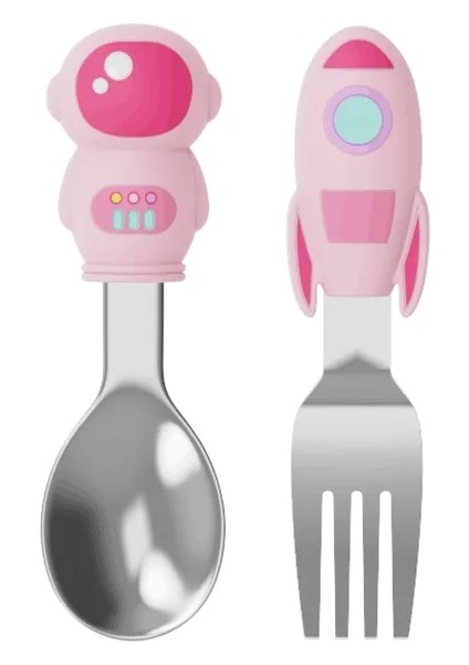 [eğlenceli Canlı] Bebek Karikatür Kaşık Çatal Seti Çocuklar Paslanmaz Çelik Mutfak Eşyaları Bebek Sofra Sevimli Yemek Takımı Çocuklar Besleme Kaşık Çatal Seti Eşyaları (Yurt Dışından) fırsatları