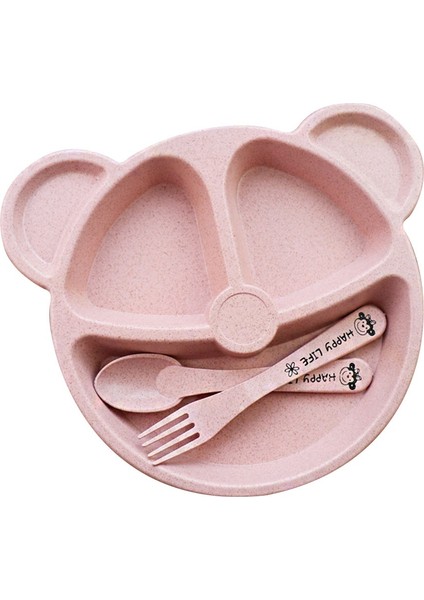 3 Adet/takım Bebek Kase + Kaşık + Çatal Besleme Gıda Sofra Karikatür Ayı Çocuklar Yemek Yemek Takımı Anti Sıcak Eğitim Yemek Tabağı-Anneden (Yurt Dışından) fiyatları