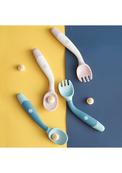 [eğlenceli Canlı] Bebek Kaşık Gereçleri Seti Yardımcı Gıda Yürümeye Başlayan Çocuk Yemek Öğrenin Eğitim Bükülebilir Silikon Çatal Seti Bebek Besleme Sofra Takımı (Yurt Dışından) fiyatları