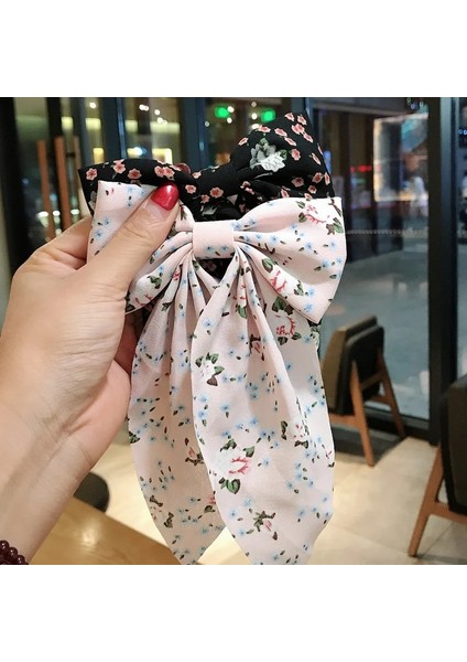 Yeni Kore Çiçek Kelebek Yay Tokalar Zarif ve Taze Kumaş Saç Tokası Ördek Gagası Kelepçe Şapkalar Saç Aksesuarları Kadınlar Için (Yurt Dışından) modelleri