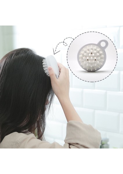 Beyaz Renkler El Saç Derisi Masaj Tarak Yumuşak ve Rahat Silikon Kafa Masajı Saç Büyümesini Teşvik Duş Fırçası Şampuan Masaj Fırçası (Yurt Dışından) modelleri
