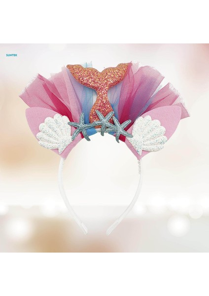 Zarif Headdress Fotoğraf Sahne Hairband Saç Aksesuarları Cosplay Sahne Performansı Günlük Parti Dekoru Için Başlıklar Kafa Bandı, Kırmızı (Yurt Dışından)